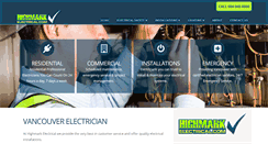 Desktop Screenshot of highmarkelectrical.com